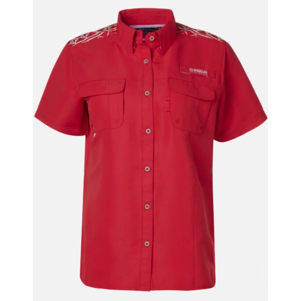 NEW Magellan Outdoors Women's‎ Laguna Madre Holiday Collection Shirt Size XS